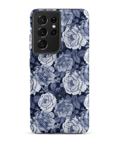 Denim Floral Cabin Case for Samsung®