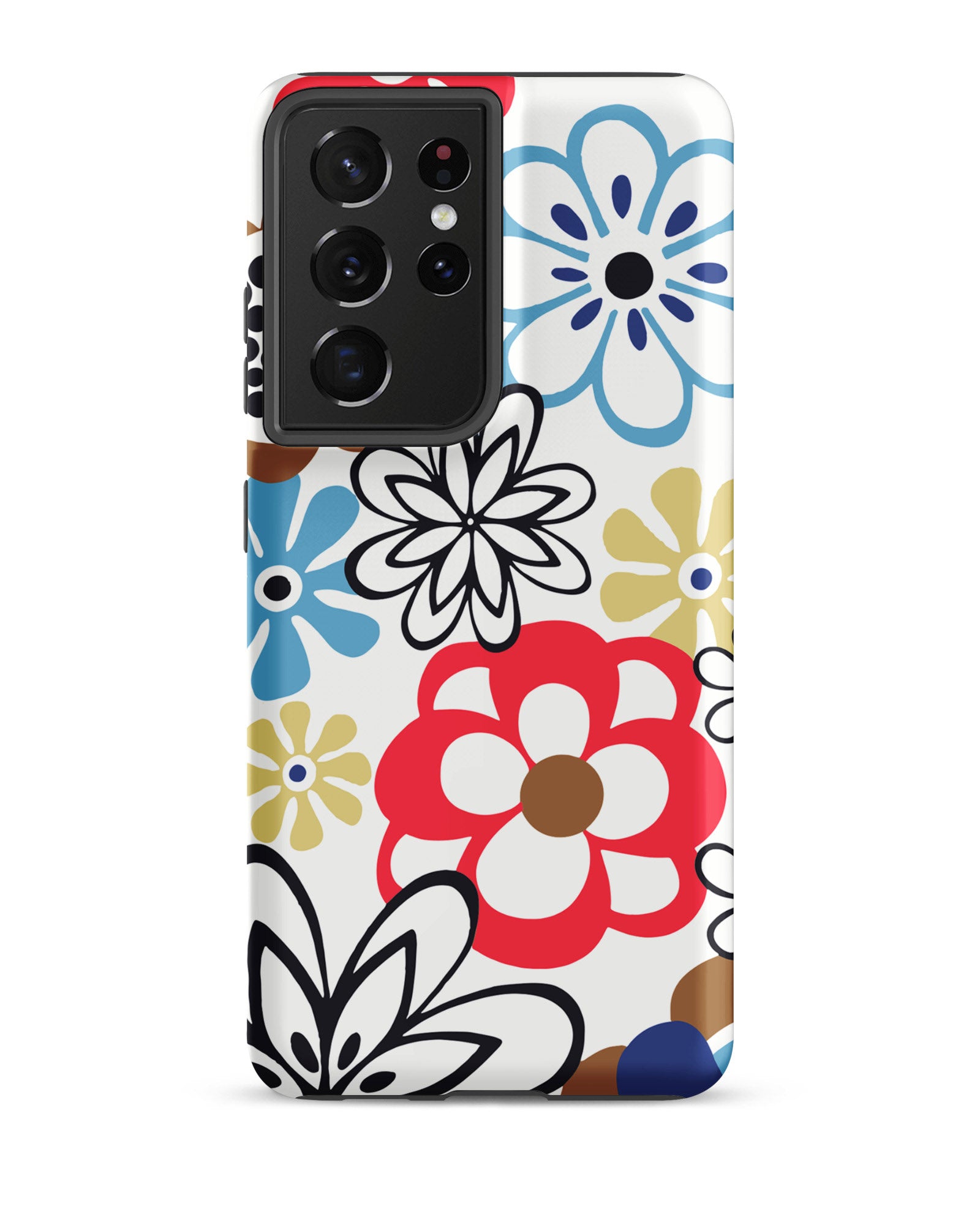 Abstract Floral Cabin Case for Samsung®