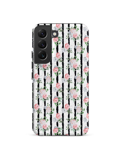 Black White and Blooms Cabin Case for Samsung®