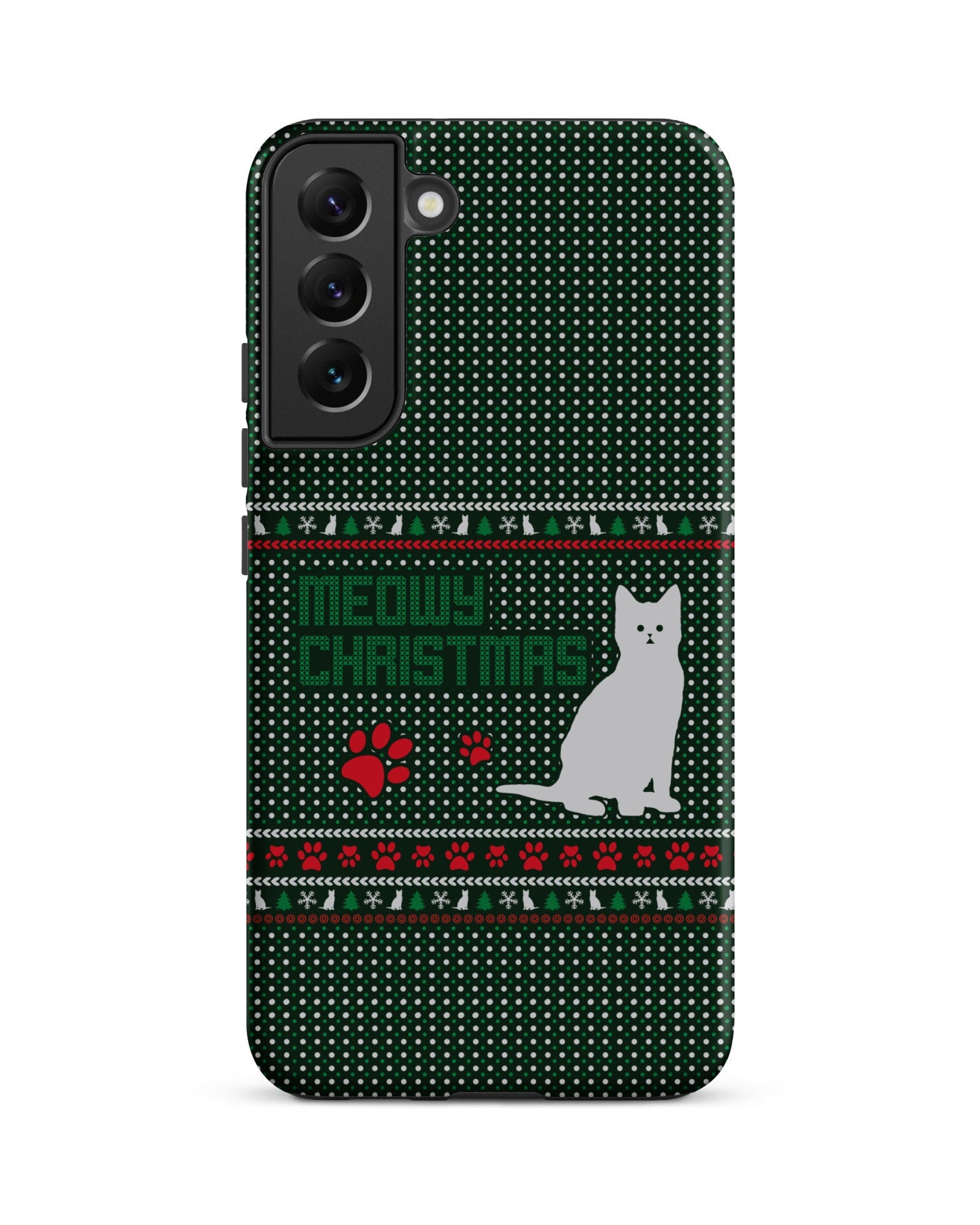 Meowy Christmas Cabin Case for Samsung®