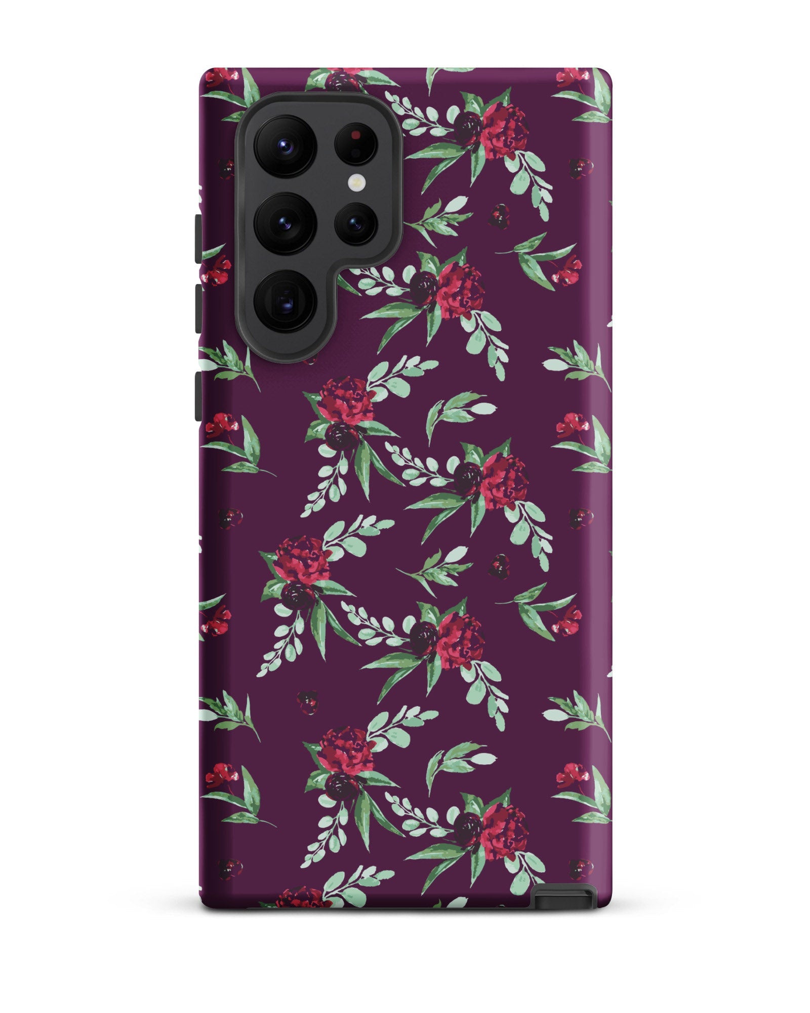 Cranberry Floral Cabin Case for Samsung®