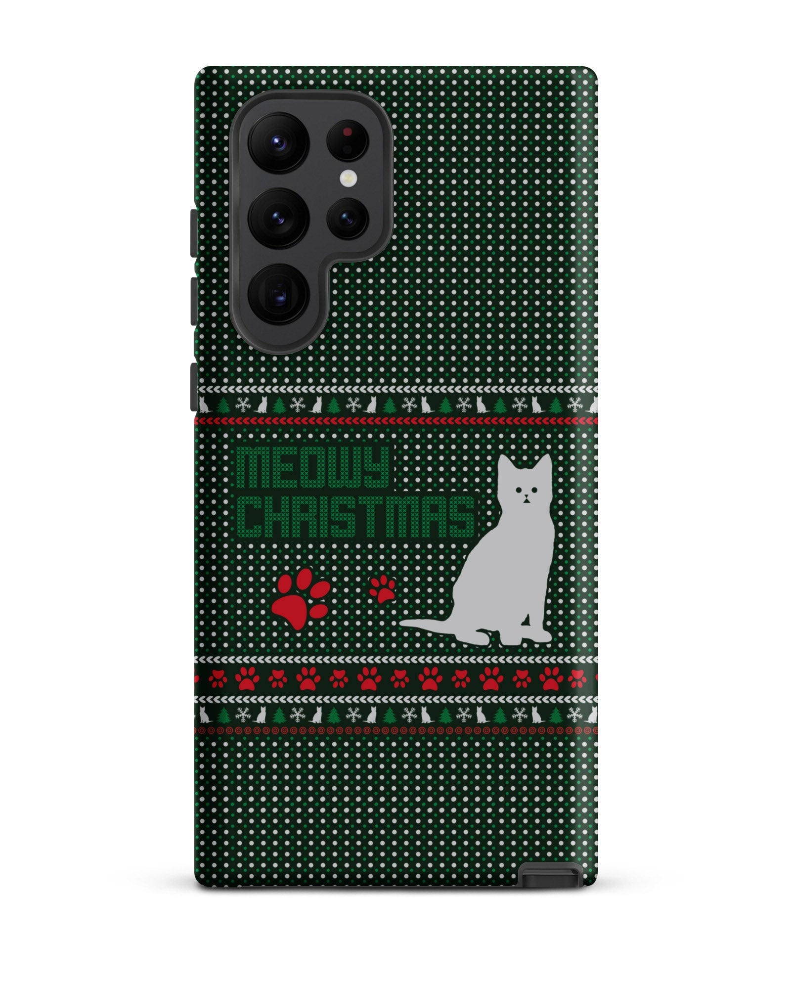 Meowy Christmas Cabin Case for Samsung®