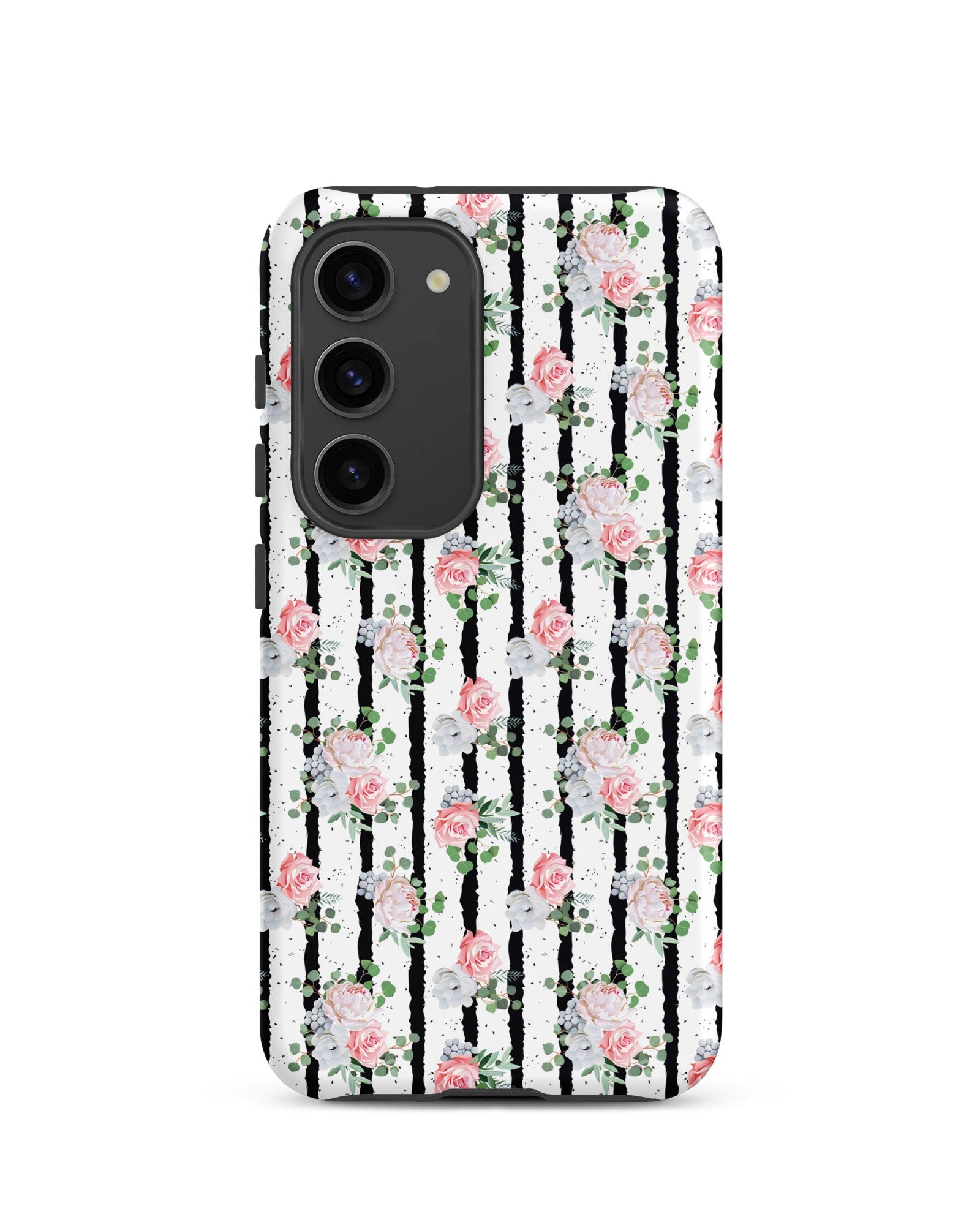 Black White and Blooms Cabin Case for Samsung®