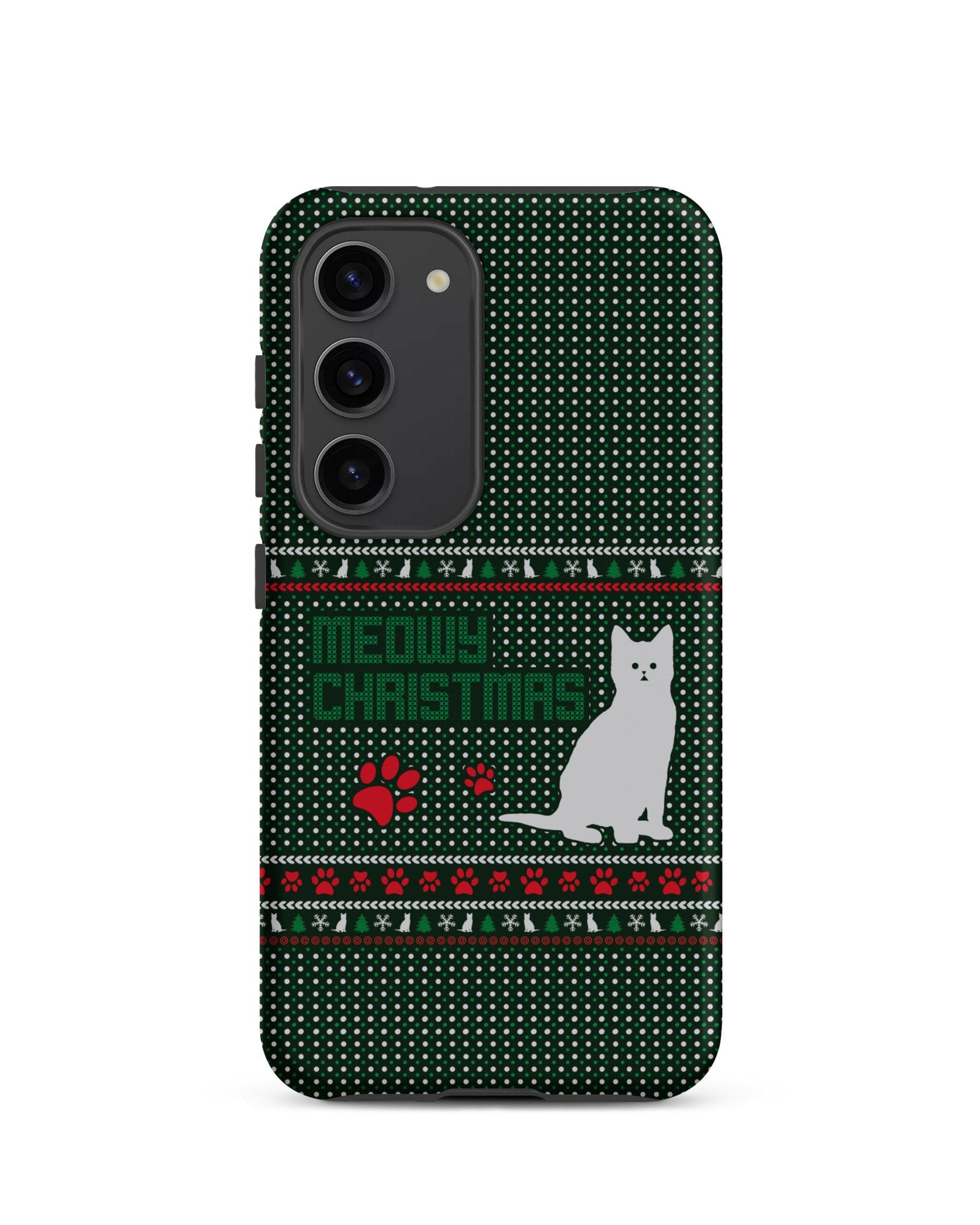 Meowy Christmas Cabin Case for Samsung®