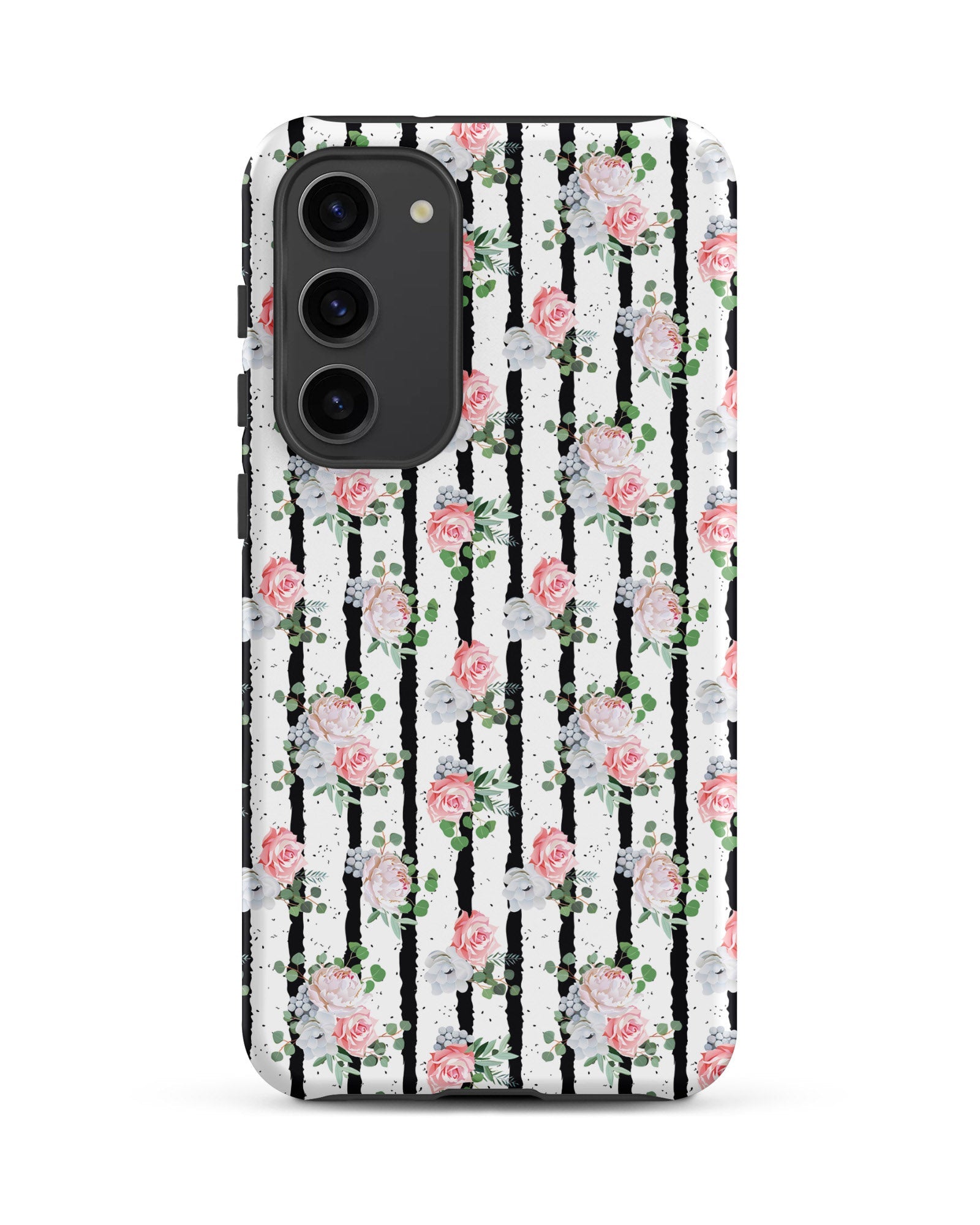 Black White and Blooms Cabin Case for Samsung®