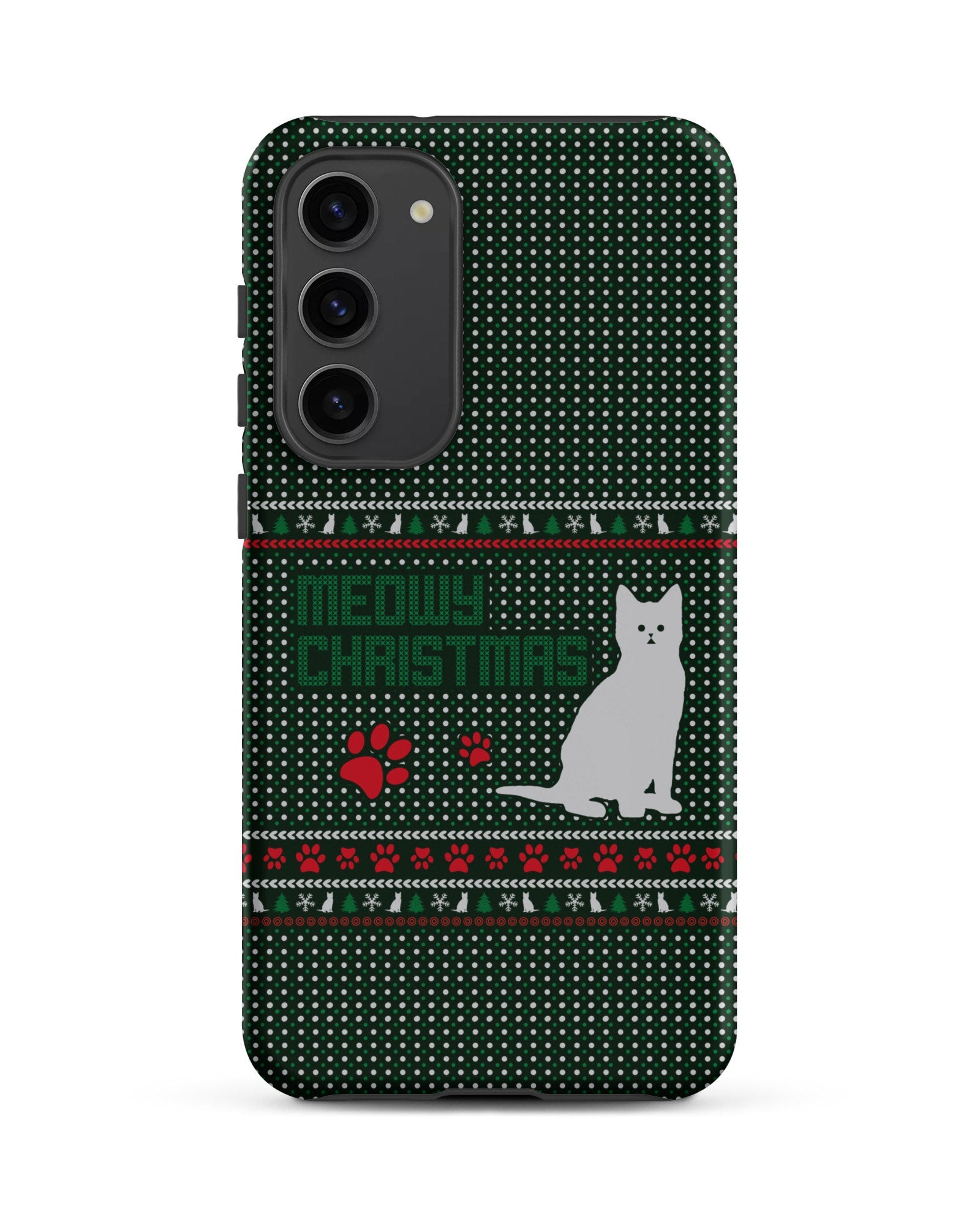 Meowy Christmas Cabin Case for Samsung®