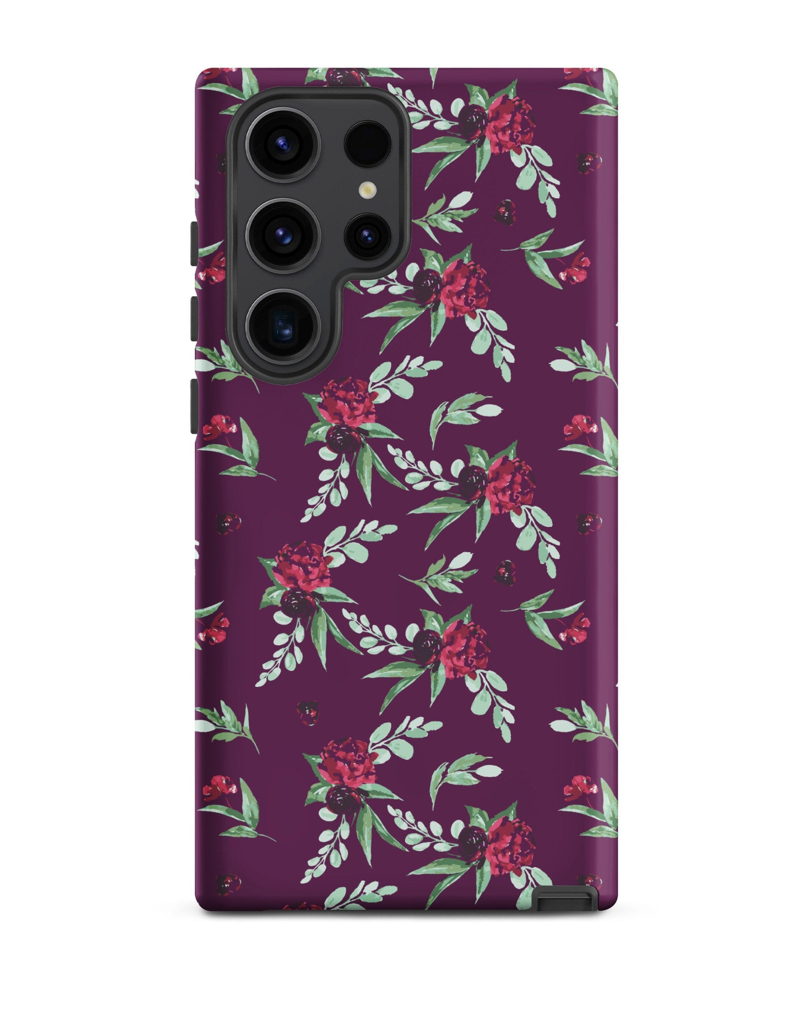 Cranberry Floral Cabin Case for Samsung®