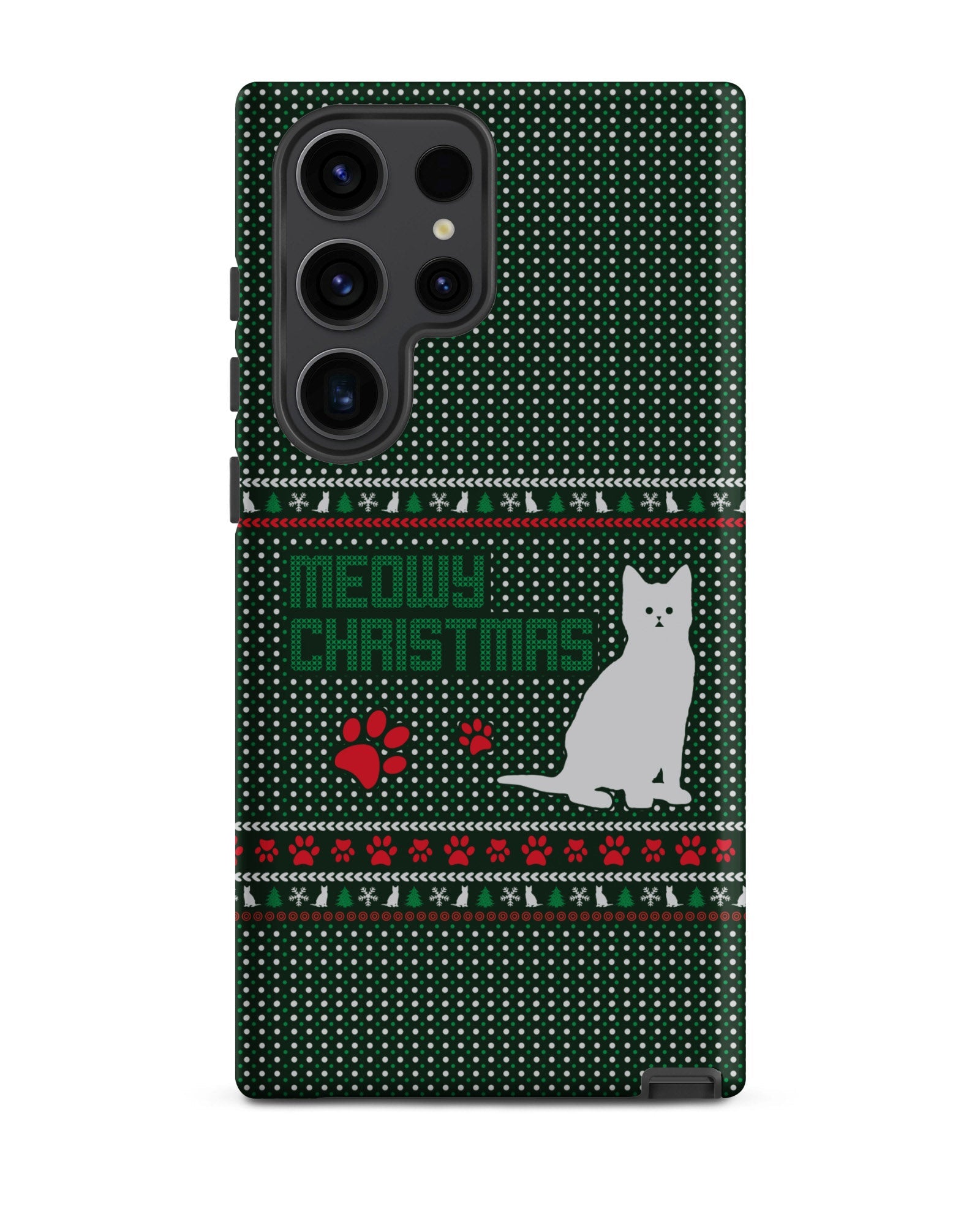 Meowy Christmas Cabin Case for Samsung®