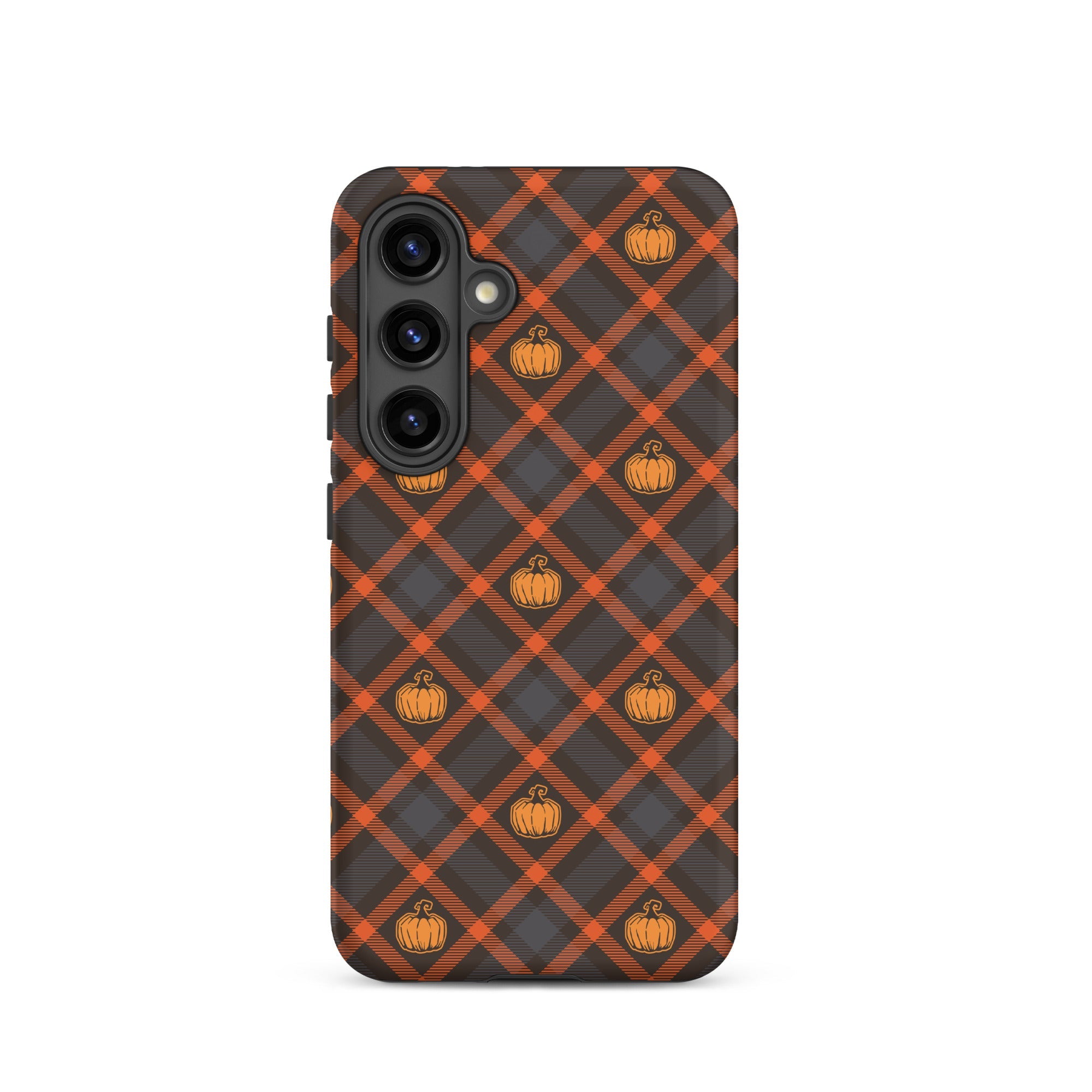 Pumpkin Plaid Cabin Case for Samsung®