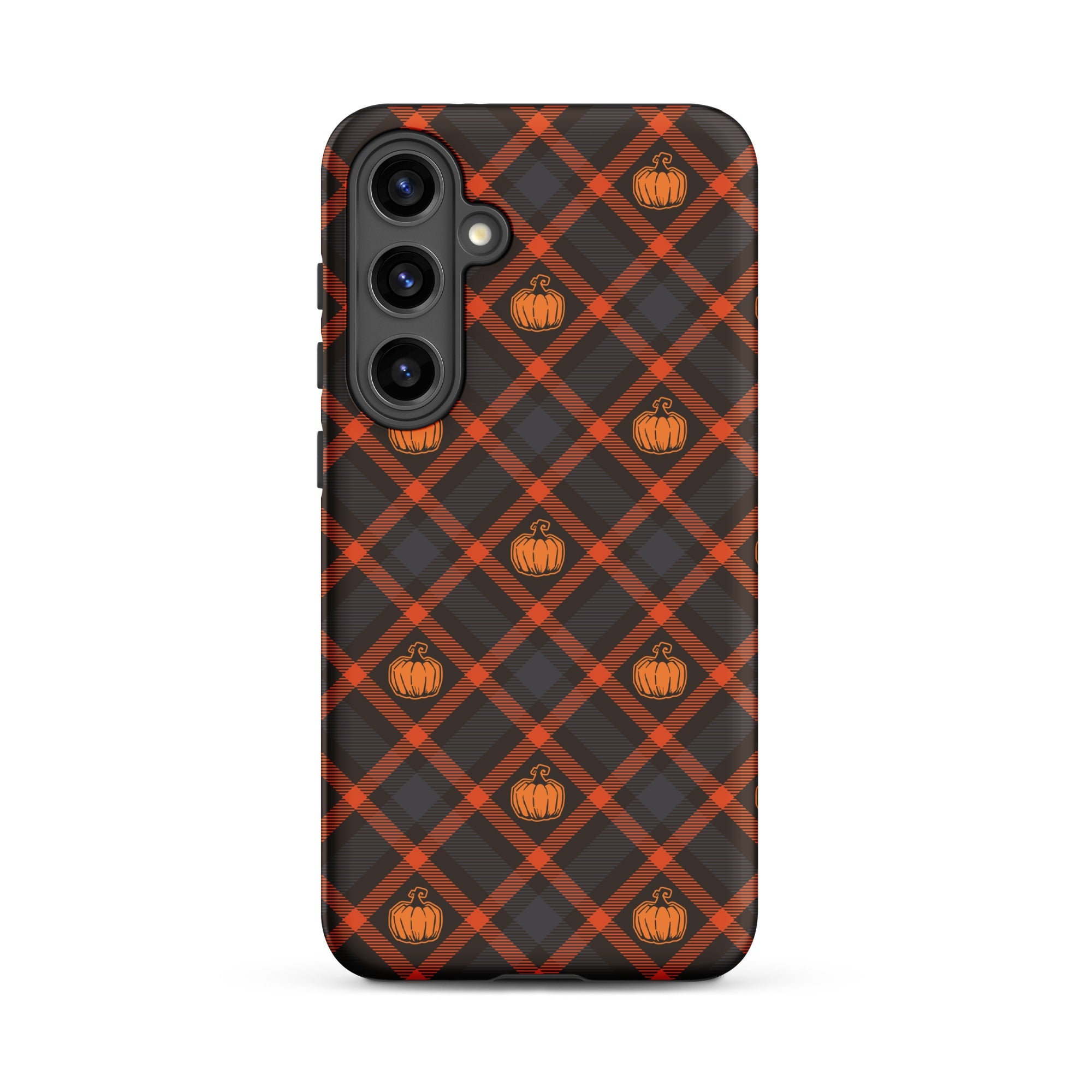 Pumpkin Plaid Cabin Case for Samsung®