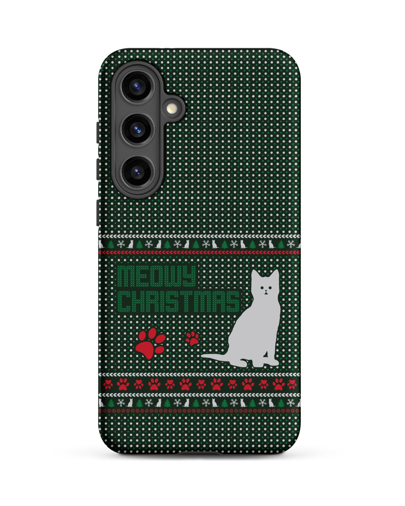 Meowy Christmas Cabin Case for Samsung®