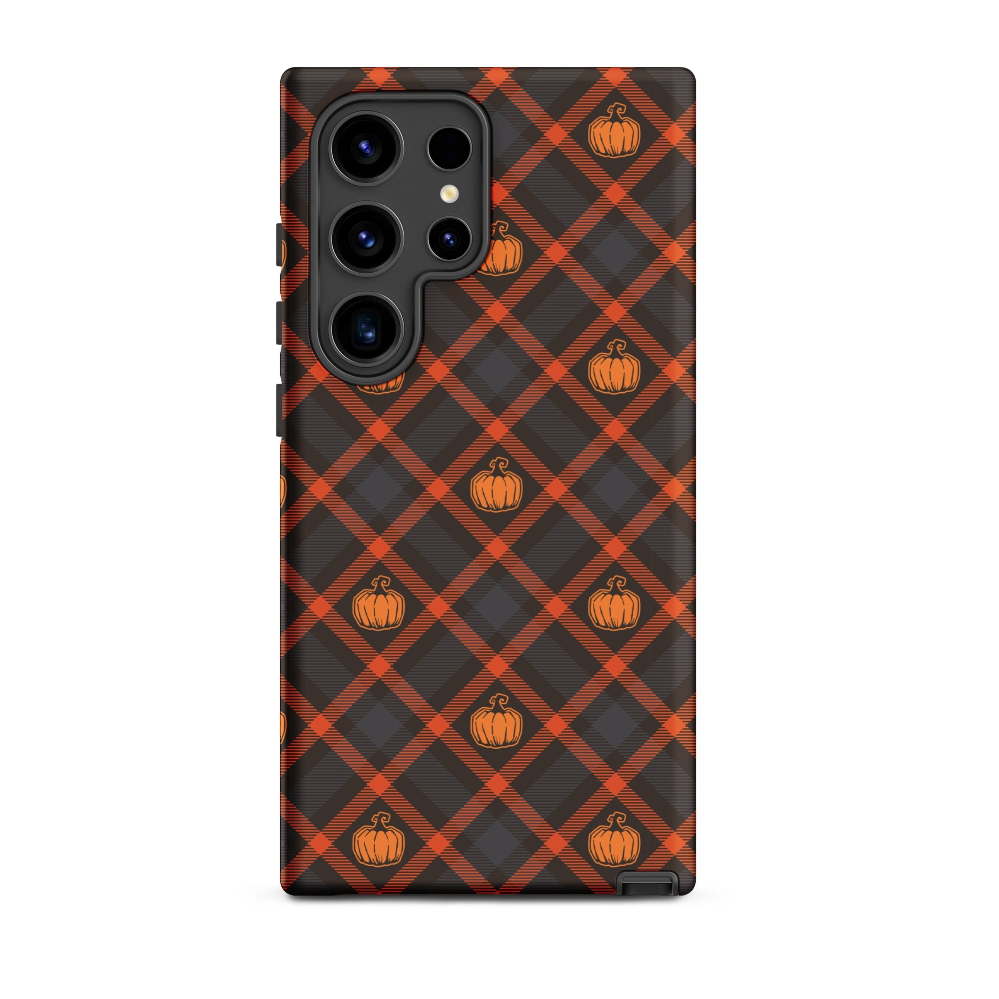 Pumpkin Plaid Cabin Case for Samsung®