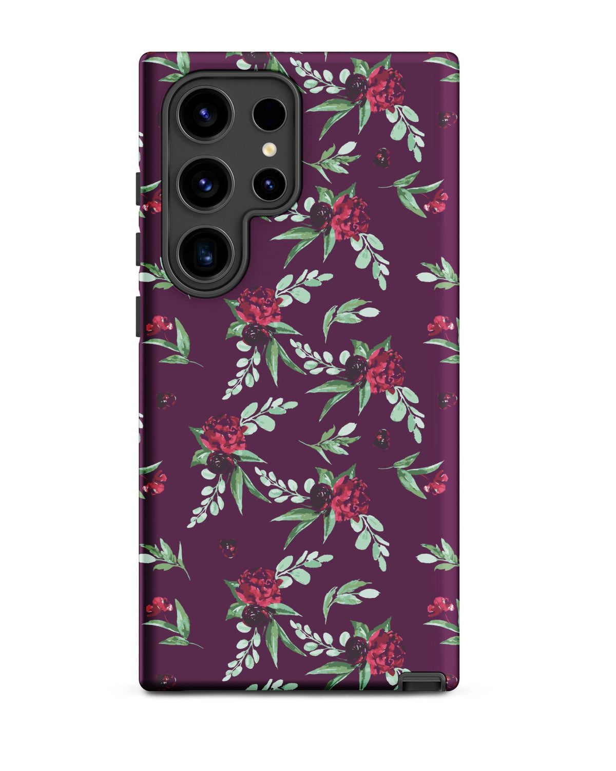 Cranberry Floral Cabin Case for Samsung®