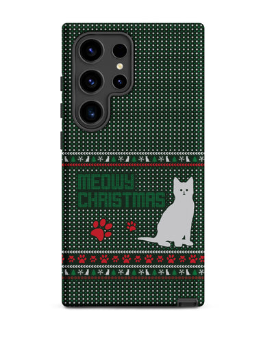 Meowy Christmas Cabin Case for Samsung®