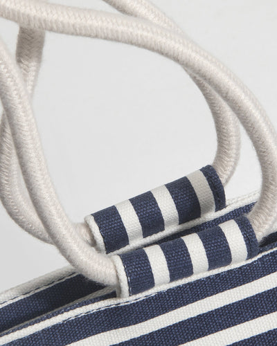 Navy Stripe Luxe Classic Bag