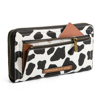 Cowhide Luxe Clutch Wallet [CLEARANCE PRICES]