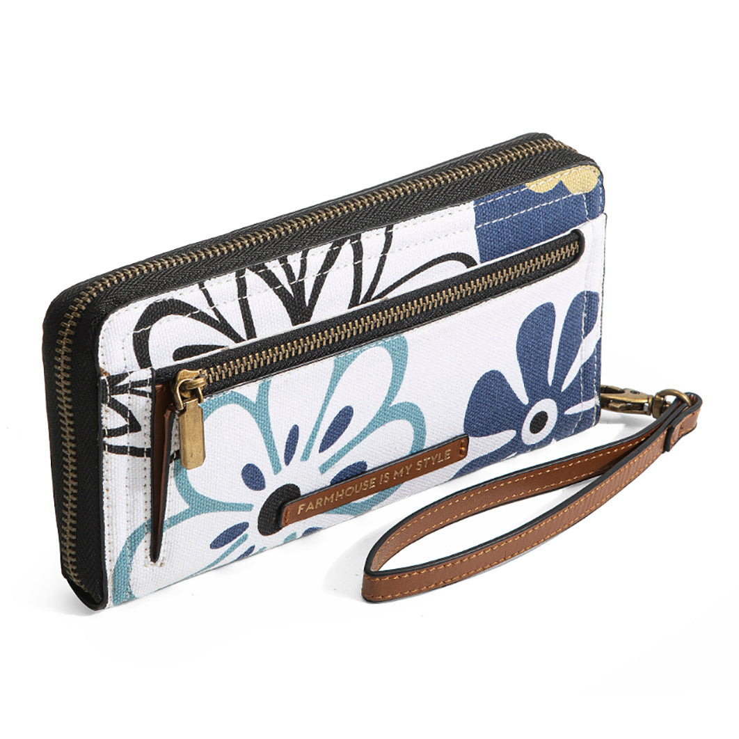 Abstract Floral Luxe Wallet | Farmhouse Is My Style