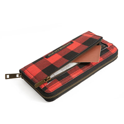 Red Check Luxe Wallet