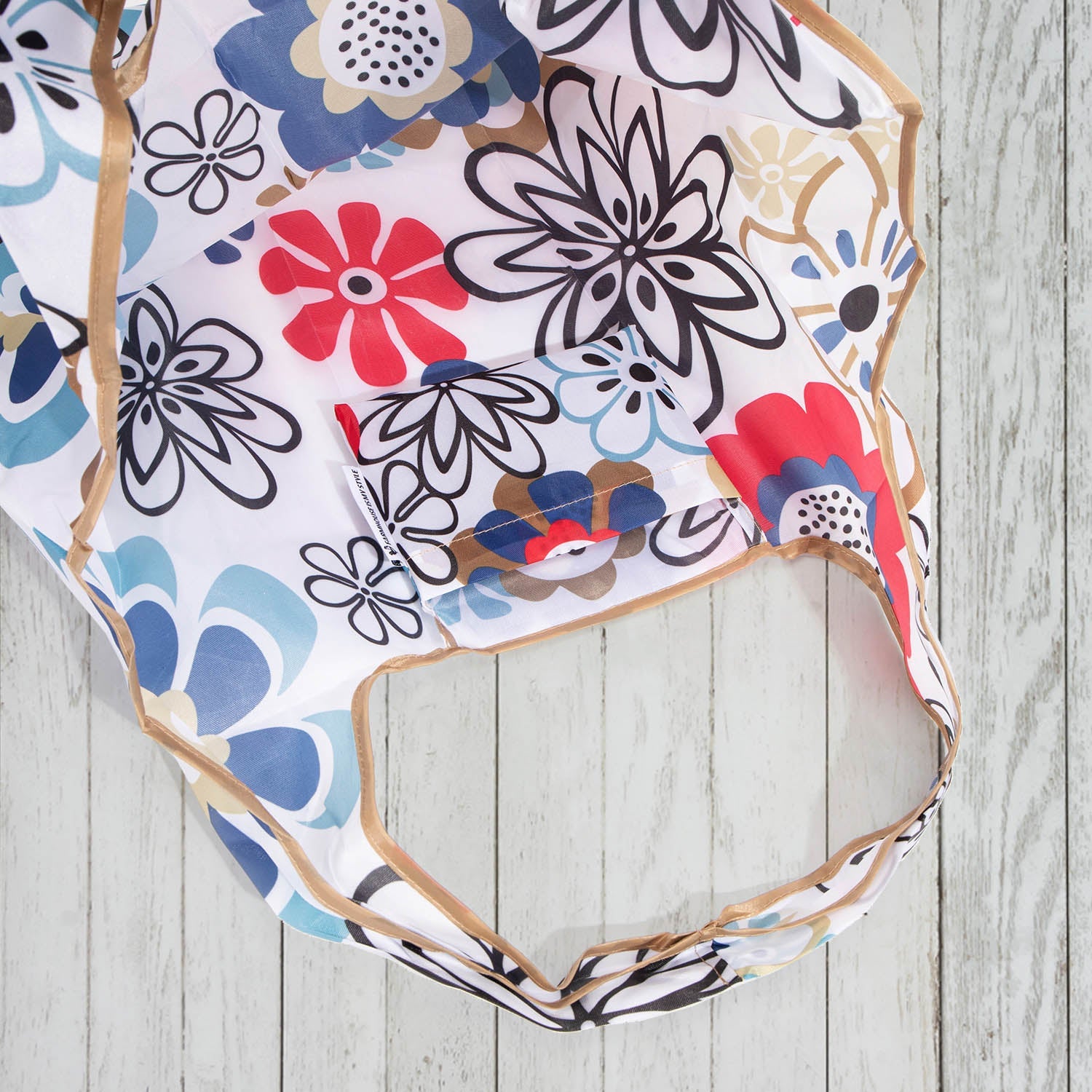 Abstract Floral Reusable Bag