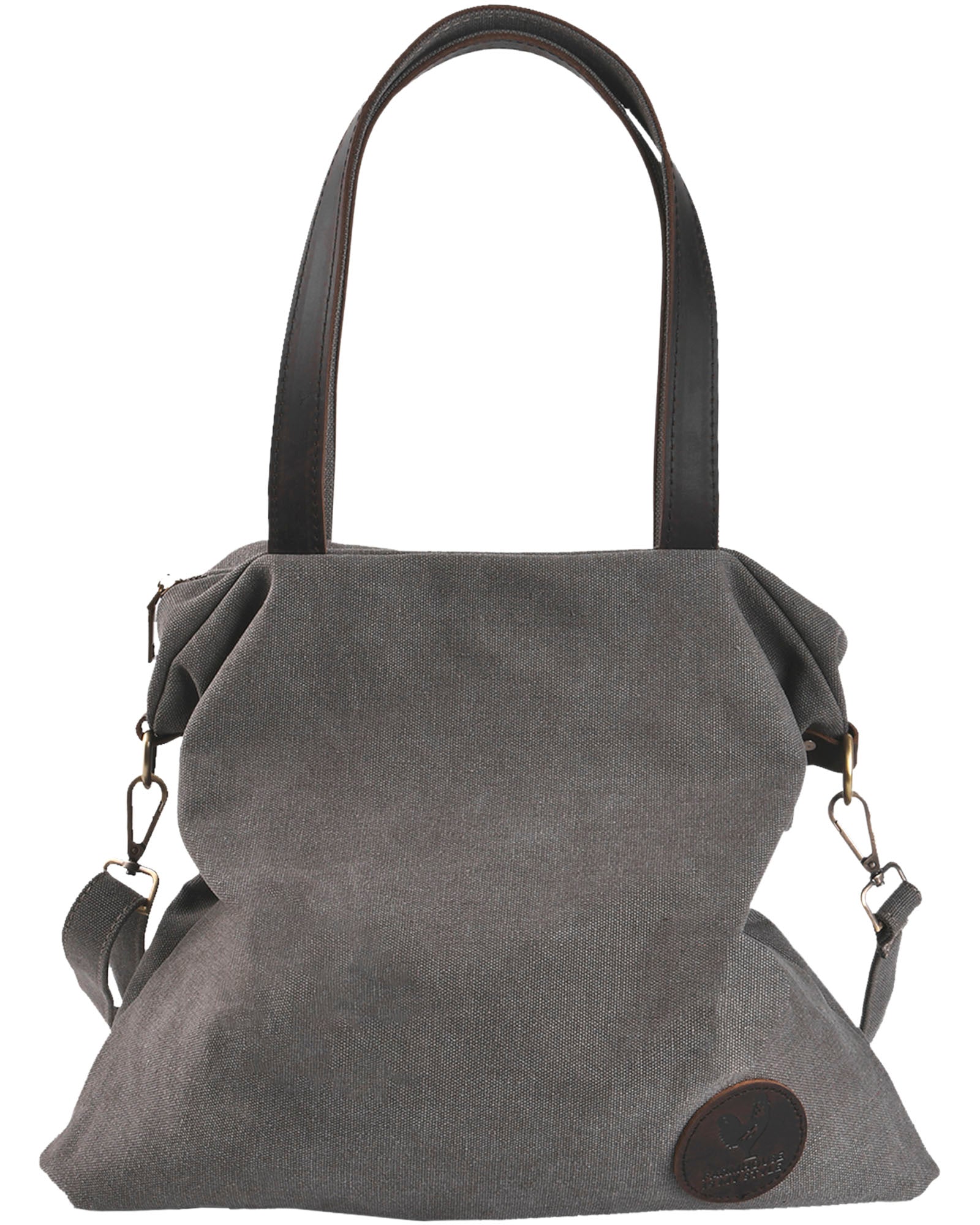 Grey crossbody satchel best sale