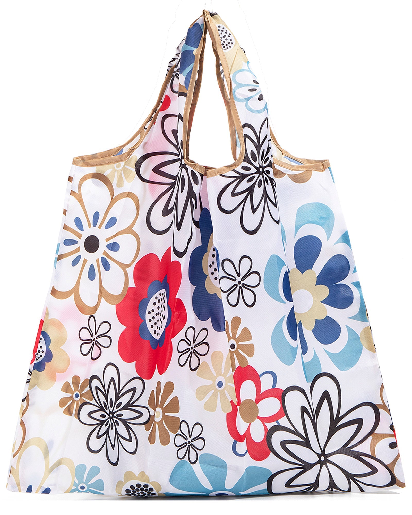 Abstract Floral Reusable Bag