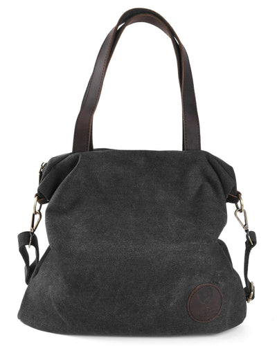 Charcoal Crossbody Silhouette Bag and Wallet Bundle
